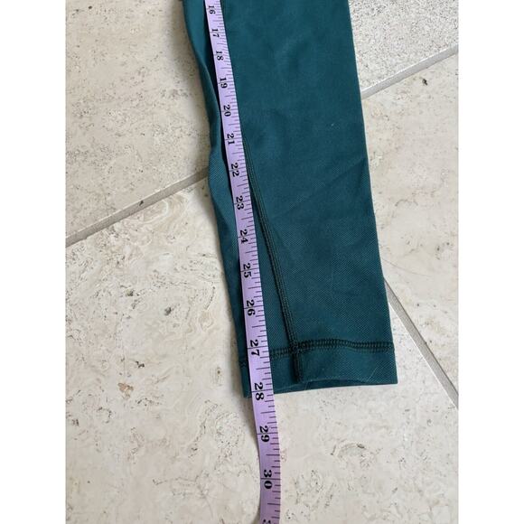 EUC Lululemon Wunder Under III 28” Deep Green Size 6 Yoga Pilates Working Out - Picture 6 of 9